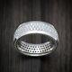 0.75 Ct Round Cut Moissanite Men's Wedding Band Ring Real 925 Sterling Silver