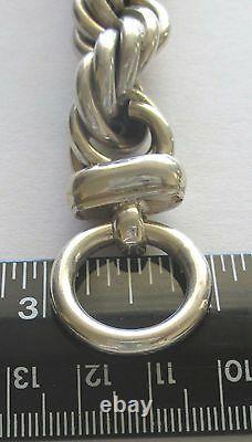 0.925 Sterling Silver Necklace 7.94 oz 225 grams Made in Taxco, Mexico 18.5 L