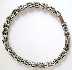 0.925 Sterling Silver Necklace Made in Taxco, Mexico 17 (43cm) L 2.6 oz 73.7 g