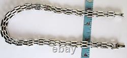 0.925 Sterling Silver Necklace Made in Taxco, Mexico 17 (43cm) L 2.6 oz 73.7 g