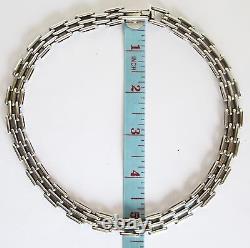 0.925 Sterling Silver Necklace Made in Taxco, Mexico 17 (43cm) L 2.6 oz 73.7 g