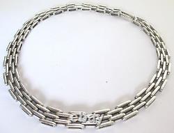 0.925 Sterling Silver Necklace Made in Taxco, Mexico 17 (43cm) L 2.6 oz 73.7 g