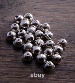 100 beads Sterling Silver Bench Made Beads 6mm (pack of 100 beads) DB2H