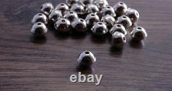 100 beads Sterling Silver Bench Made Beads 6mm (pack of 100 beads) DB2H