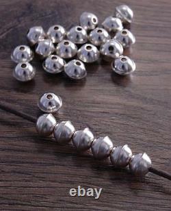 100 beads Sterling Silver Bench Made Beads 6mm (pack of 100 beads) DB2H