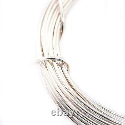 12 Gauge 925 Sterling Silver Wire Round Half Hard Made in 5FT by