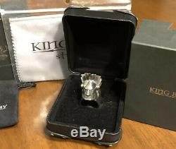 134g. CUSTOM MADE-BEYOND UNREAL King Baby Mohican Ring. 925 By Mitchell Binder