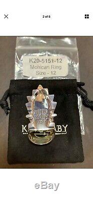 134g. CUSTOM MADE-BEYOND UNREAL King Baby Mohican Ring. 925 By Mitchell Binder