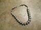 16 DYNAMITE Vintage Navajo Hand Made Sterling PEARLS Bench Bead Necklace