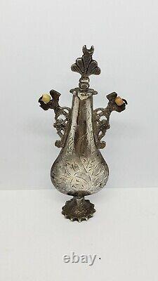 18th Hand Made Sterling Silver Perfume Bottle