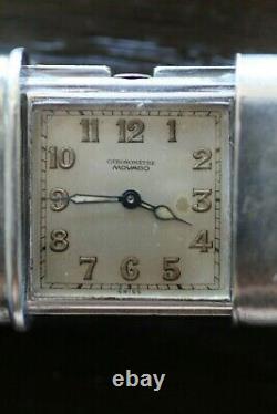 1920's Movado. 935 Sterling Silver Purse Watch Swiss Made