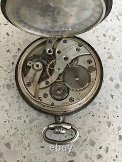 1925 Vintage made for Tiffany & CO. By Longines STERLING SILVER Pocket Watch