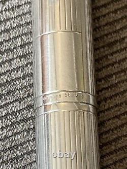 1970's Mark Cross Sterling Silver Rollerball Pen Made in Germany New Ink & Works