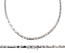 2.7MM Solid 925 Sterling Silver Italian HESHE 10 Chain Necklace Made In Italy