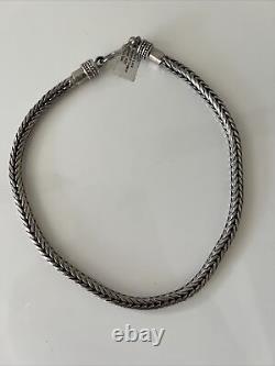 $200 925 Sterling Silver 6mm 16 Weave Chain Necklace, Made in Bali