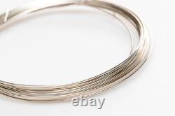 21 Gauge 925 Sterling Silver Round Half Hard Wire 15FT Made in USA by CRAFT