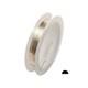21 Gauge, 925 Sterling Silver Wire (Half Round) Hard Made in USA-25FT by CRAFT
