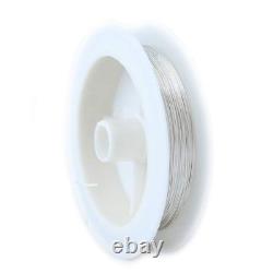 21 Gauge, 925 Sterling Silver Wire (Half Round) Hard Made in USA-25FT by CRAFT