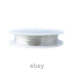 22 Gauge, 925 Sterling Silver Wire (Round) Dead Soft Made in USA 50FT by CR