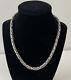 $230 MILO 925 Sterling Silver 6mm 18 Twist End Chain Necklace, Made in Bali