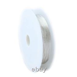 24 Gauge, 925 Sterling Silver Wire (Round) Half Hard Made in USA 25FT by