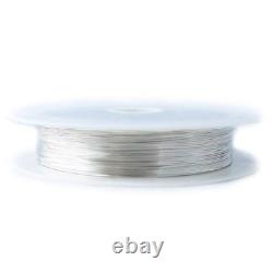 24 Gauge, 925 Sterling Silver Wire (Round) Half Hard Made in USA 25FT by