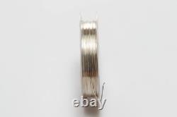 26 Gauge 925 Sterling Silver Round Wire Dead Soft, USA Made, 25FT Crafting Sup 26 Gauge 925 Sterling Silver Round Wire Dead Soft, USA Made, 25FT Crafting Sup