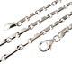 3.4MM Solid 925 Sterling Silver Italian HESHE 14 Chain Necklace Made In Italy