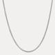 3.5mm Dollar Link Chain Necklace Real Solid 925 Sterling Silver MADE IN ITALY