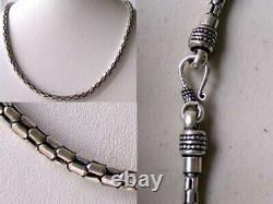 31G Hand Made Bali Solid Sterling Silver 3.75mm Fancy Link Chain! 20 inch