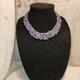 365CTW Tanzanite Sterling Silver Necklace Made In India Added A Magnet Clasp