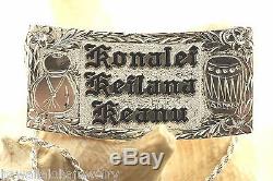 36mmx3 925 Silver Custom Made Personalized Hawaiian Design Pendant Necklace 20