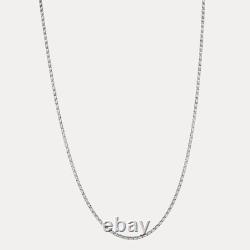 3mm Valentino Link Chain Necklace Real Solid 925 Sterling Silver MADE IN ITALY