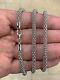 4.5MM Solid 925 Sterling Silver Italian POPCORN CHAIN Necklace Made in Italy
