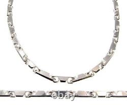 4.6MM Solid 925 Sterling Silver Italian HESHE 16 Chain Necklace Made In Italy