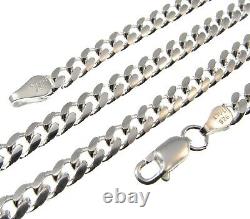 4.9MM Solid 925 Sterling Silver Men's Italian MIAMI CUBAN Chain, Made in Italy