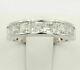 4 Ct Princess Cut Moissanite Half Eternity Anniversary Band 925 Sterling Silver