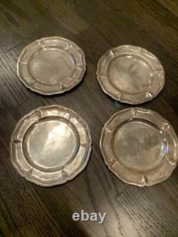 4 Sterling Silver Plates Made in Mexico 623 Grams