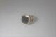 (42925-542) Mens custom made (David Yurman Design) silver and black diamond ring