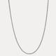 4mm Valentino Link Chain Necklace Real Solid 925 Sterling Silver MADE IN ITALY