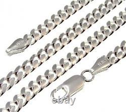 5.5MM Solid 925 Sterling Silver Men's Italian MIAMI CURB Chain Made in Italy