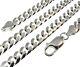 6.3MM Solid 925 Sterling Silver Men's Italian MIAMI CUBAN Chain Made in Italy