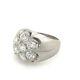 6Ct Round Cut Moissanite Men's Cluster Engagement Ring Real 925 Sterling Silver