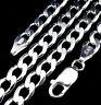 6MM Solid 925 Sterling Silver Italian CUBAN CURB Chain Necklace Made in Italy