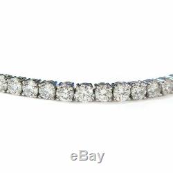 6ct D/VVS1 Diamond Bracelet Tennis 14k White Gold Over Round Cut Made Size 7