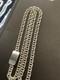 6mm 28 inch 42 grams Chino link Chain 925 Sterling Silver HAND Made All Real