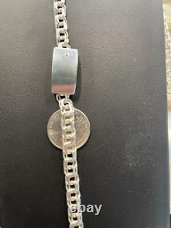 6mm 28 inch 42 grams Chino link Chain 925 Sterling Silver HAND Made All Real