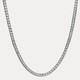 6mm Rounded Franco Chain Necklace Real Solid 925 Sterling Silver MADE IN ITALY