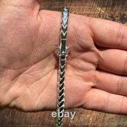 6mm Rounded Franco Chain Necklace Real Solid 925 Sterling Silver MADE IN ITALY