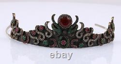 75 Grams Ruby. 925 Silver & Bronze Crown #11458